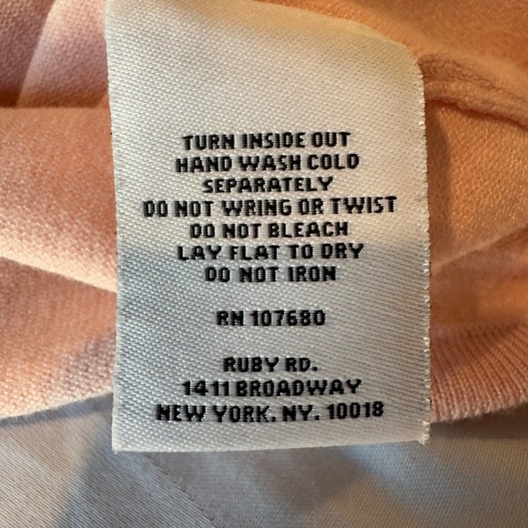 Rosette Pearl Embellished Sleeveless Tank Top Petite Large Blush Pink Coquette - Picture 8 of 10